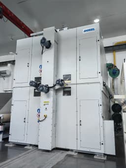 SunLuner spunlace production step 4 drying and thermal bonding cylinder system