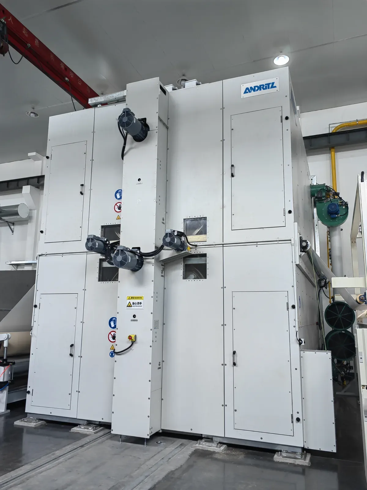 Drying and thermal bonding cylinders