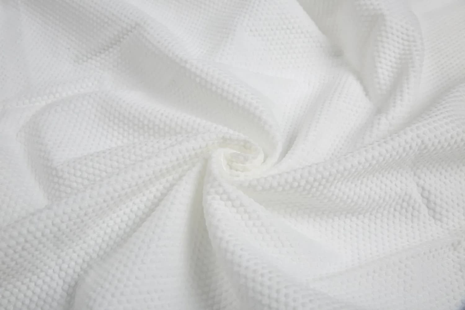 Eco-Pure 100% viscose biodegradable spunlace pearl white 60gsm close-up texture sample
